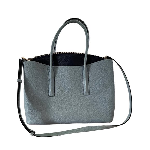 Kate Spade New York Margaux Medium Satchel / Blue Leather - Picture 4 of 12